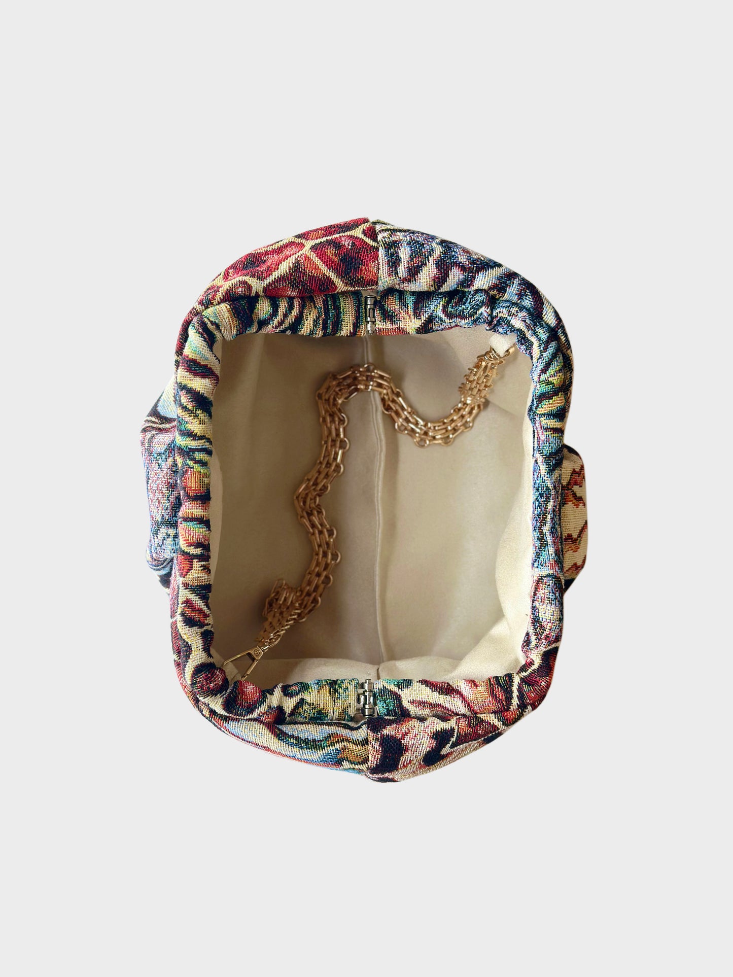 Puffy Bag Jacquard Animalier Multicolor