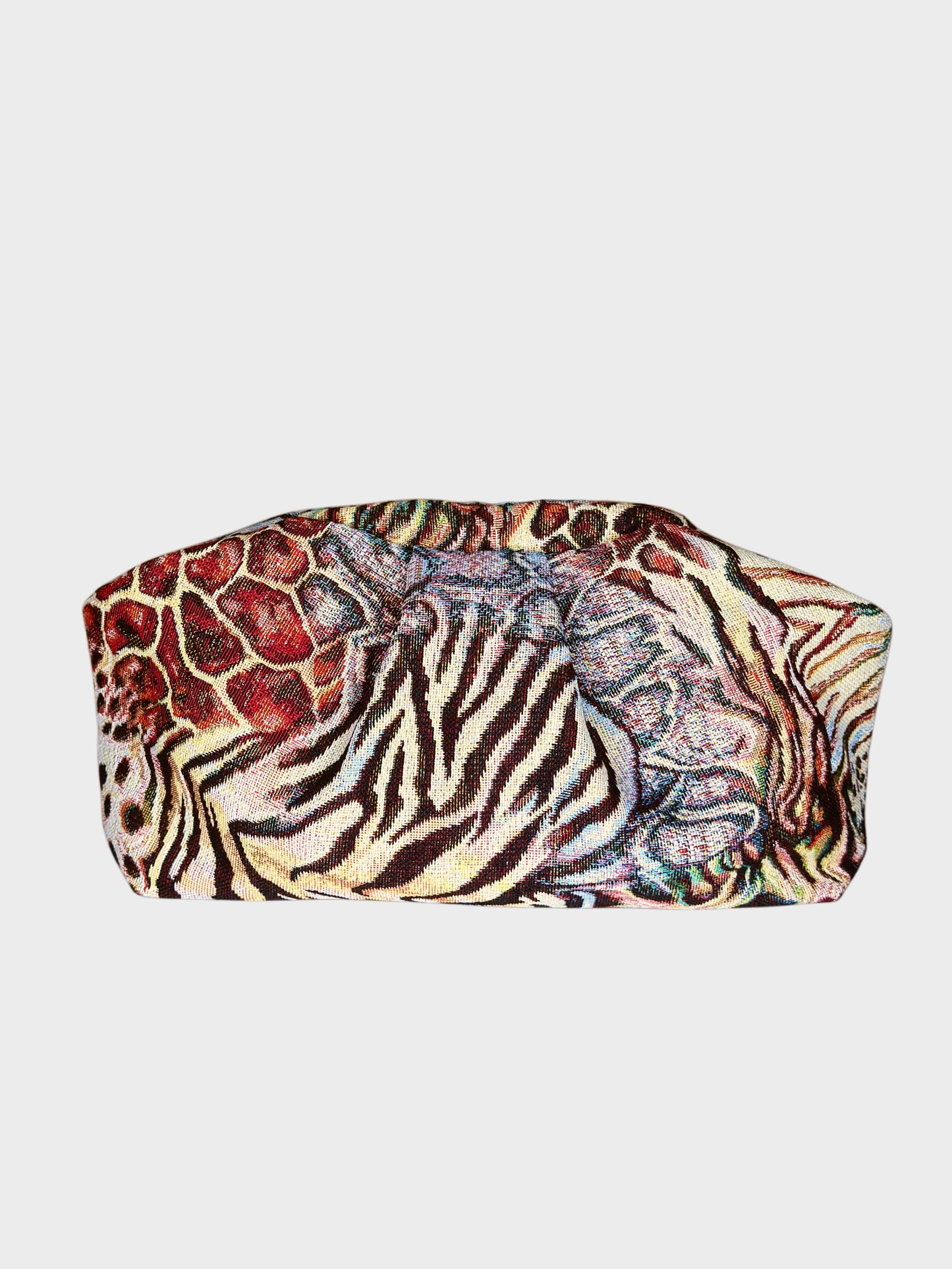 Puffy Bag Jacquard Animalier Multicolor
