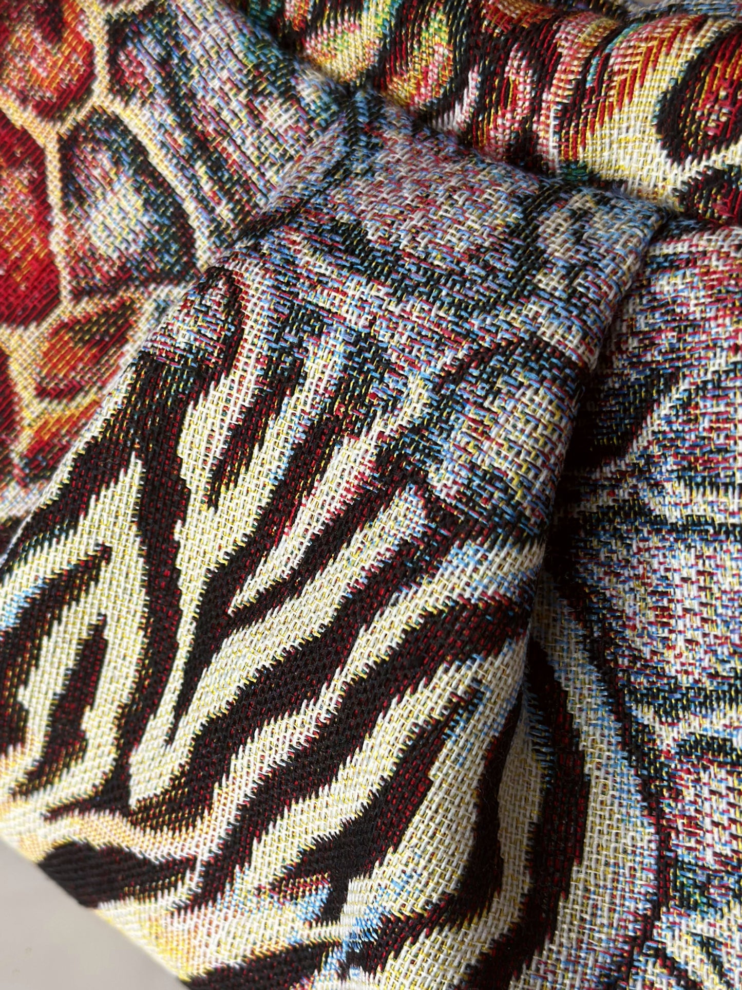 Puffy Bag Jacquard Animalier Multicolor