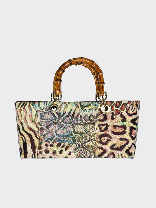 Mini Picnic Bag Jacquard Animalier Multicolor