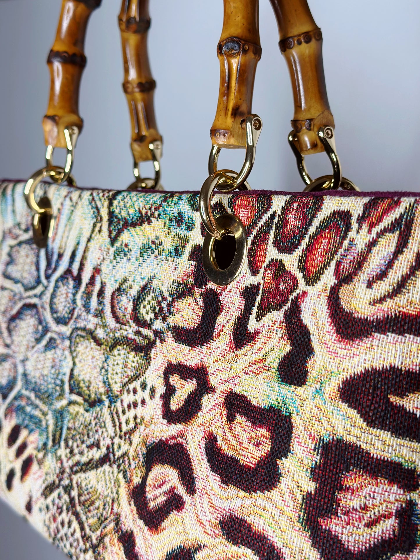 Mini Picnic Bag Jacquard Animalier Multicolor