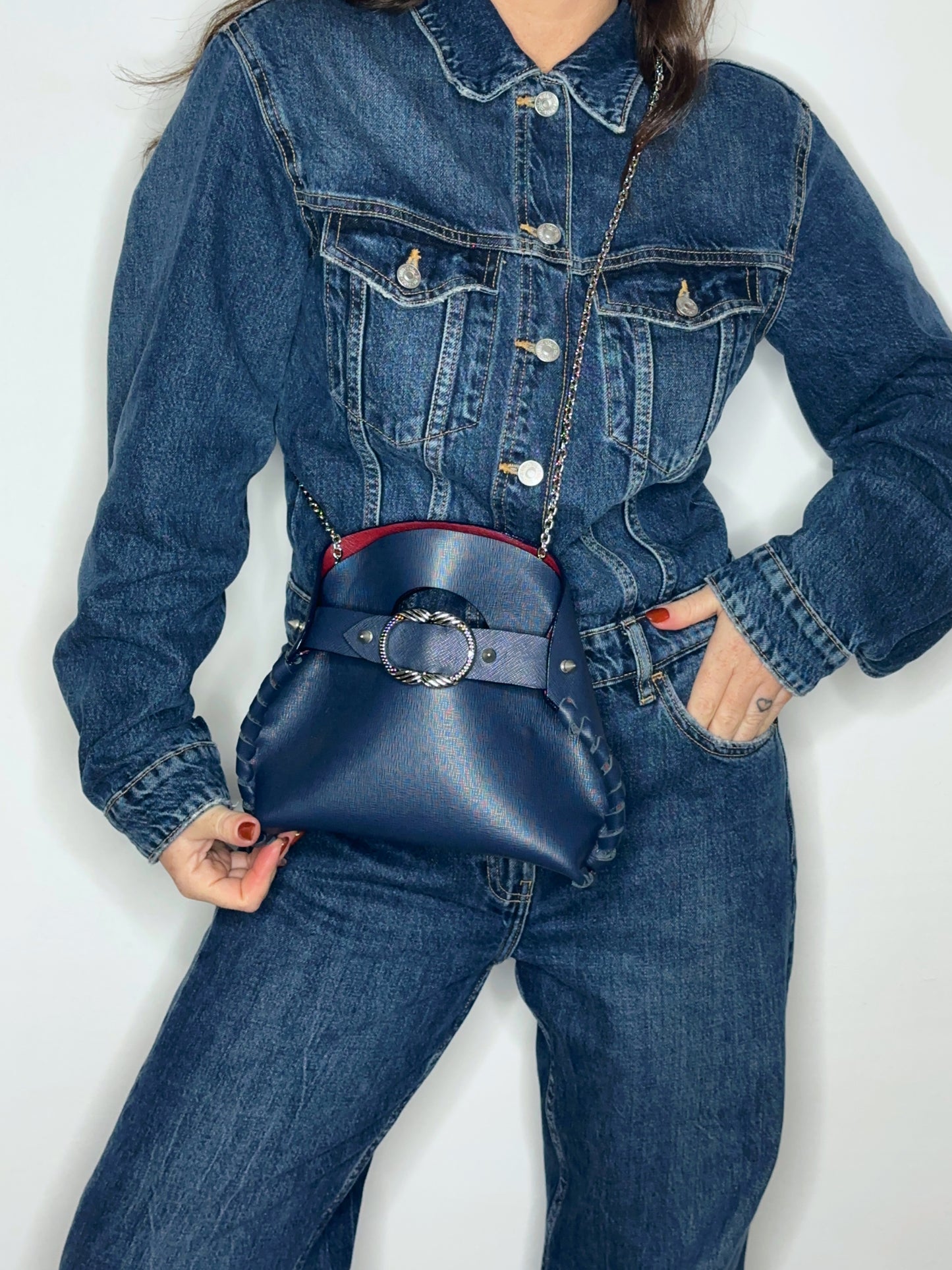 Mini Madeleine Bag Midnight Blue