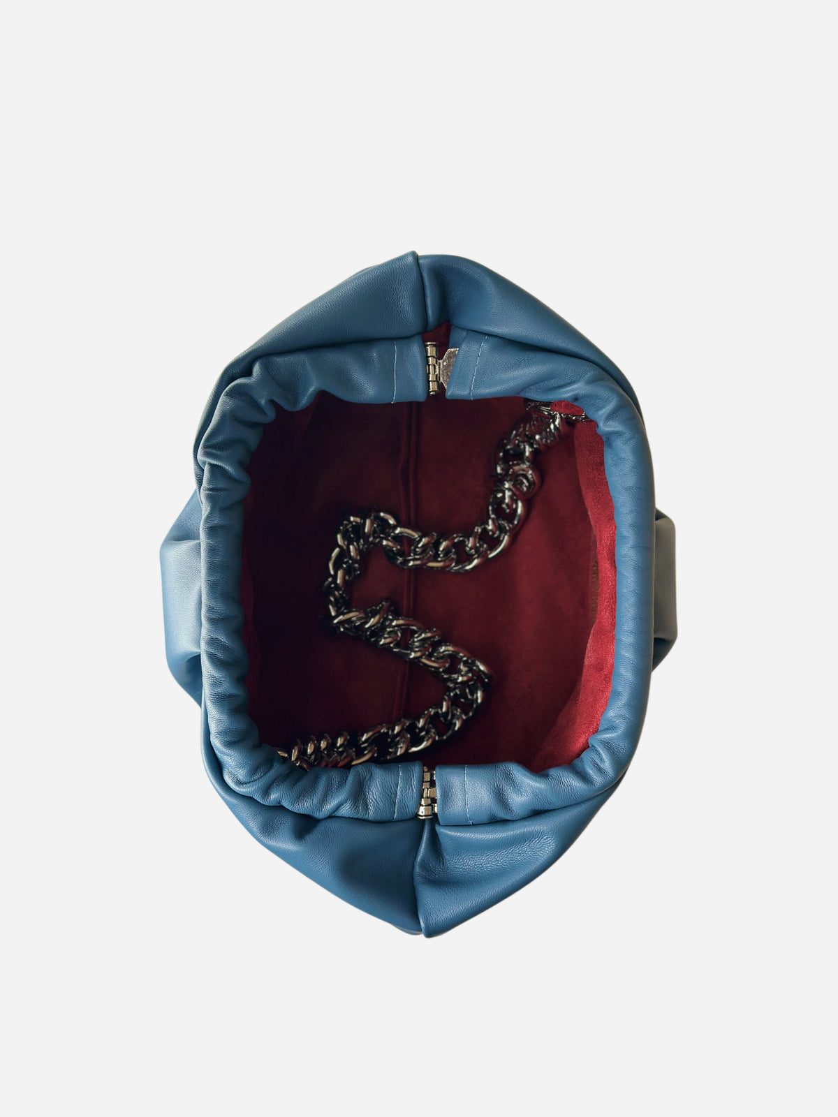 Mini Puffy Bag Azzurro Polvere