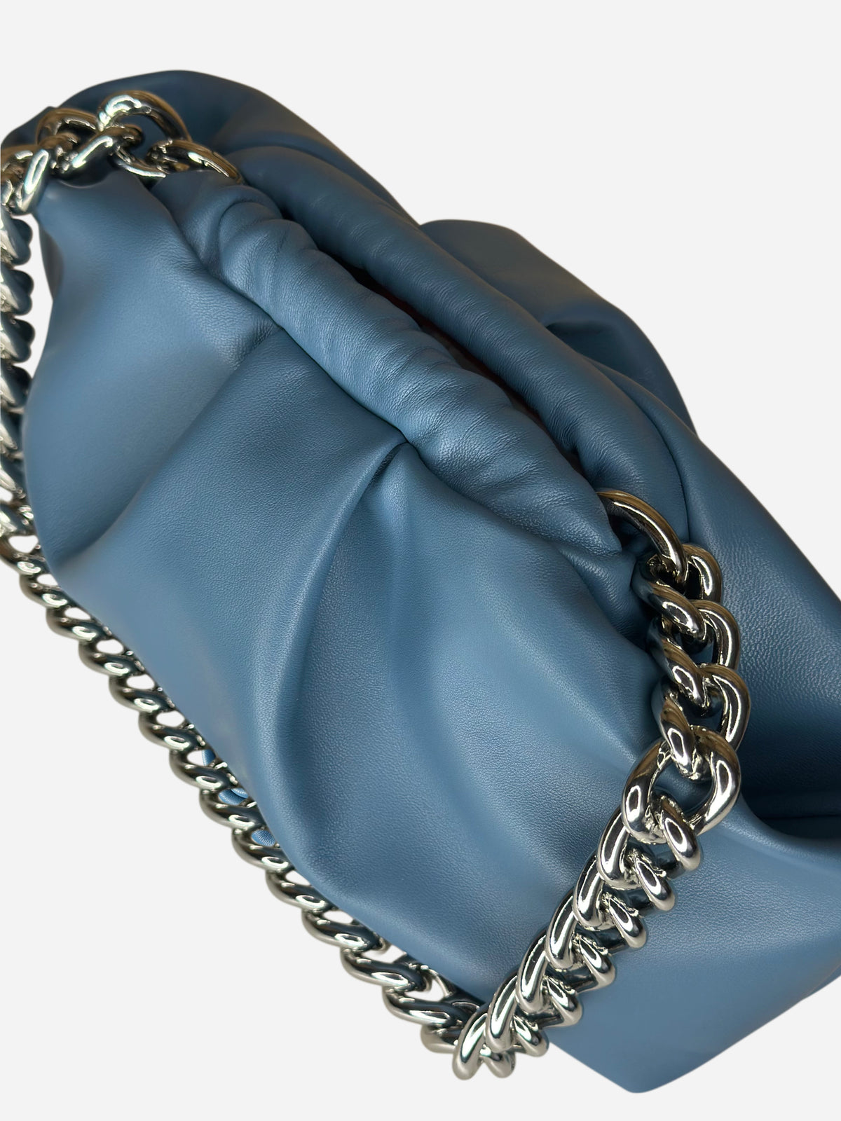 Mini Puffy Bag Azzurro Polvere