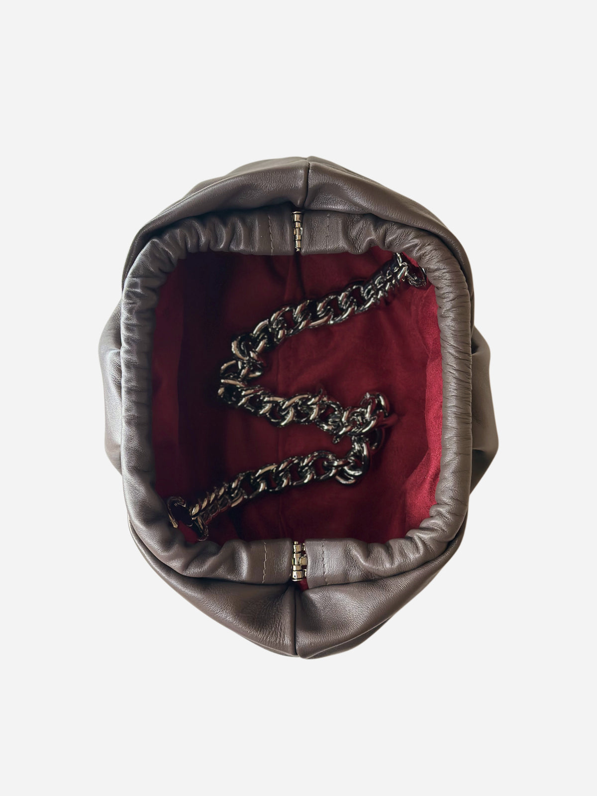Mini Puffy Bag Warm Grey