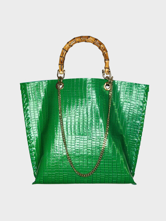 Picnic Bag Croco Green