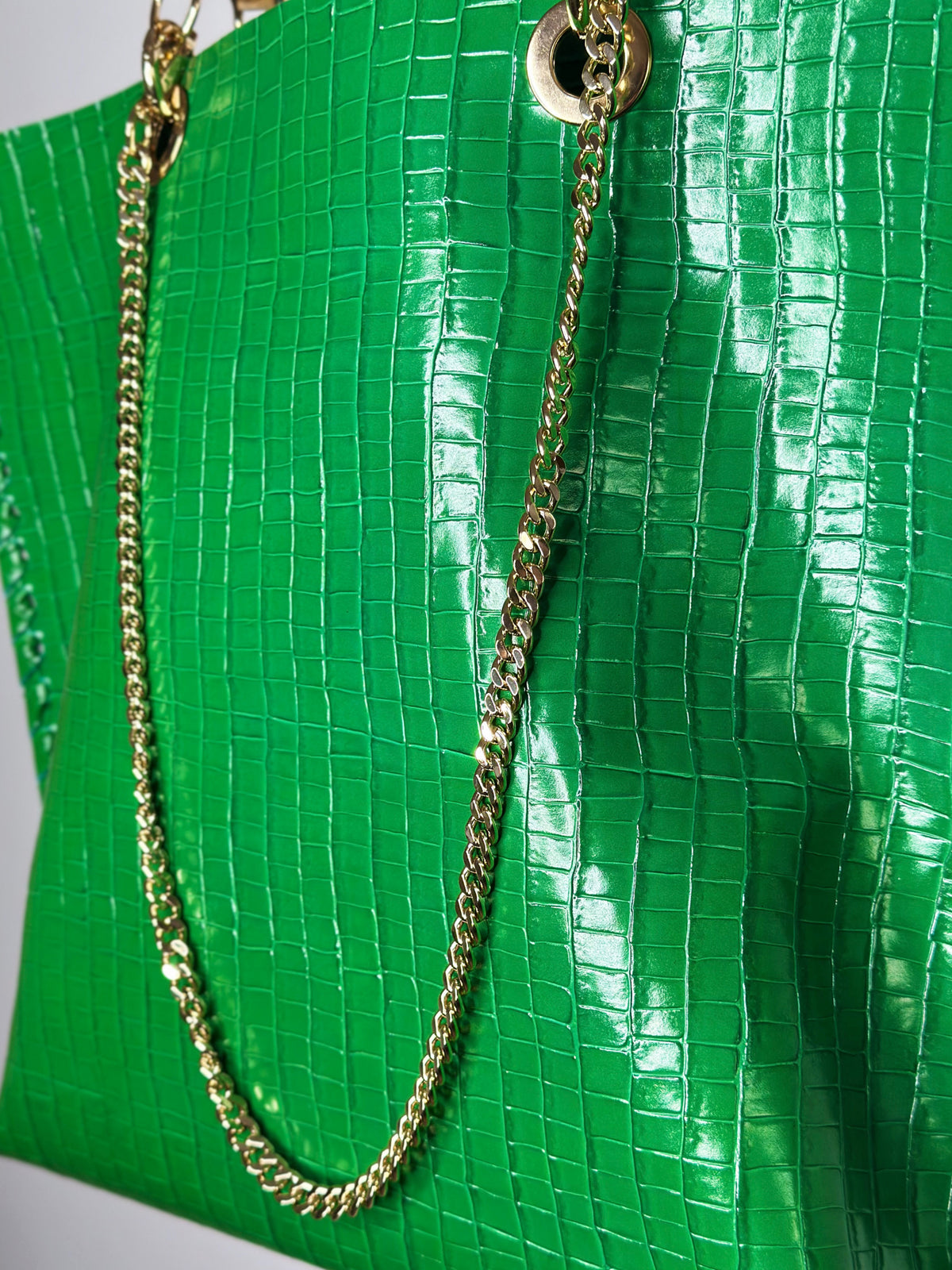 Picnic Bag Croco Green