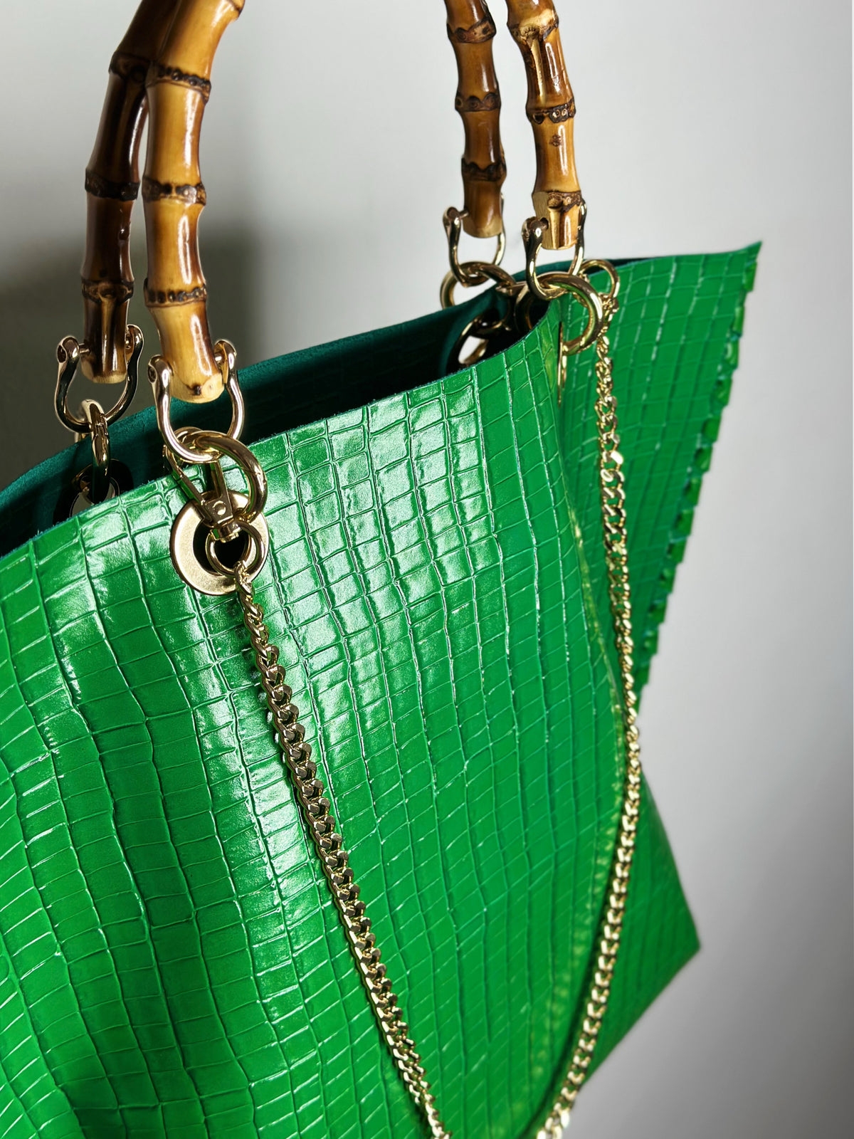 Picnic Bag Croco Green