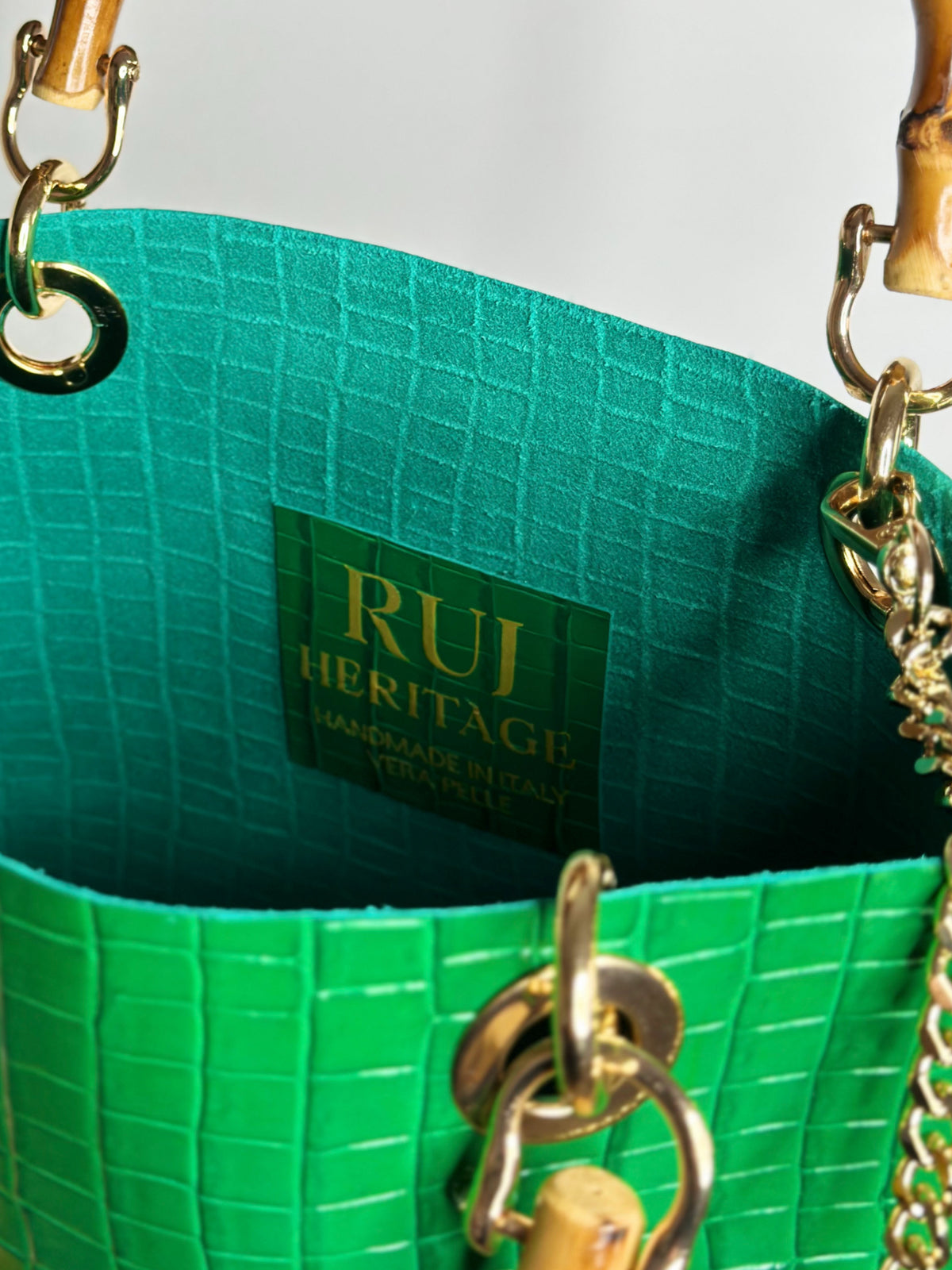 Picnic Bag Croco Green