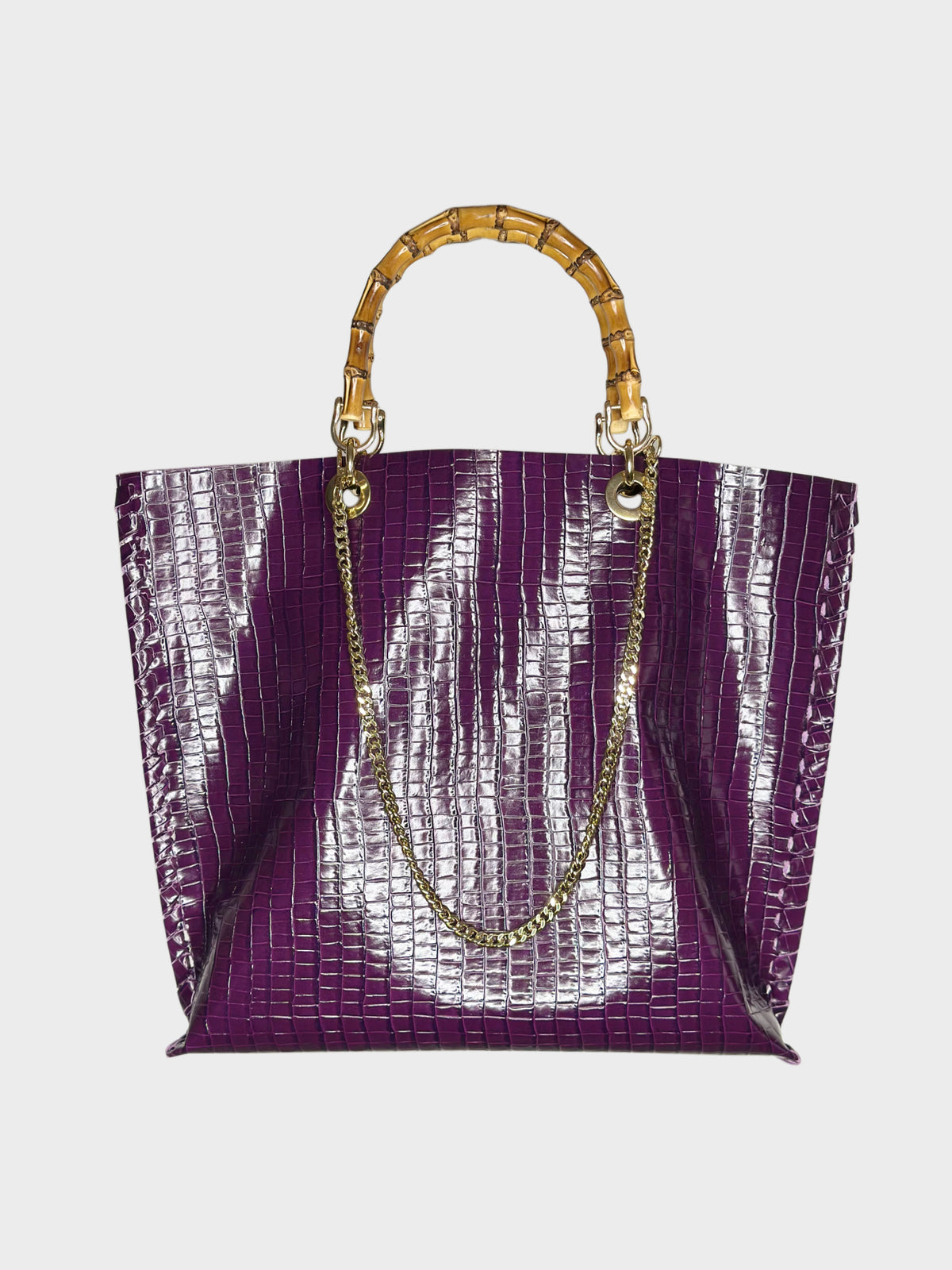 Picnic Bag Croco Purple
