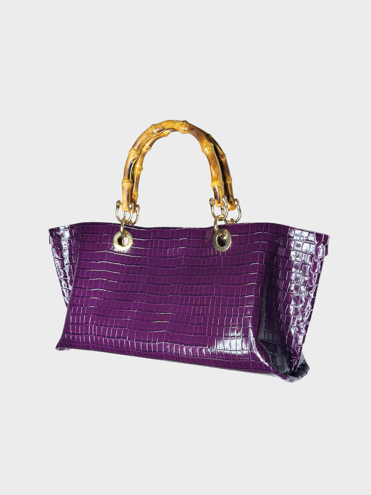 Mini Picnic Bag Croco Purple