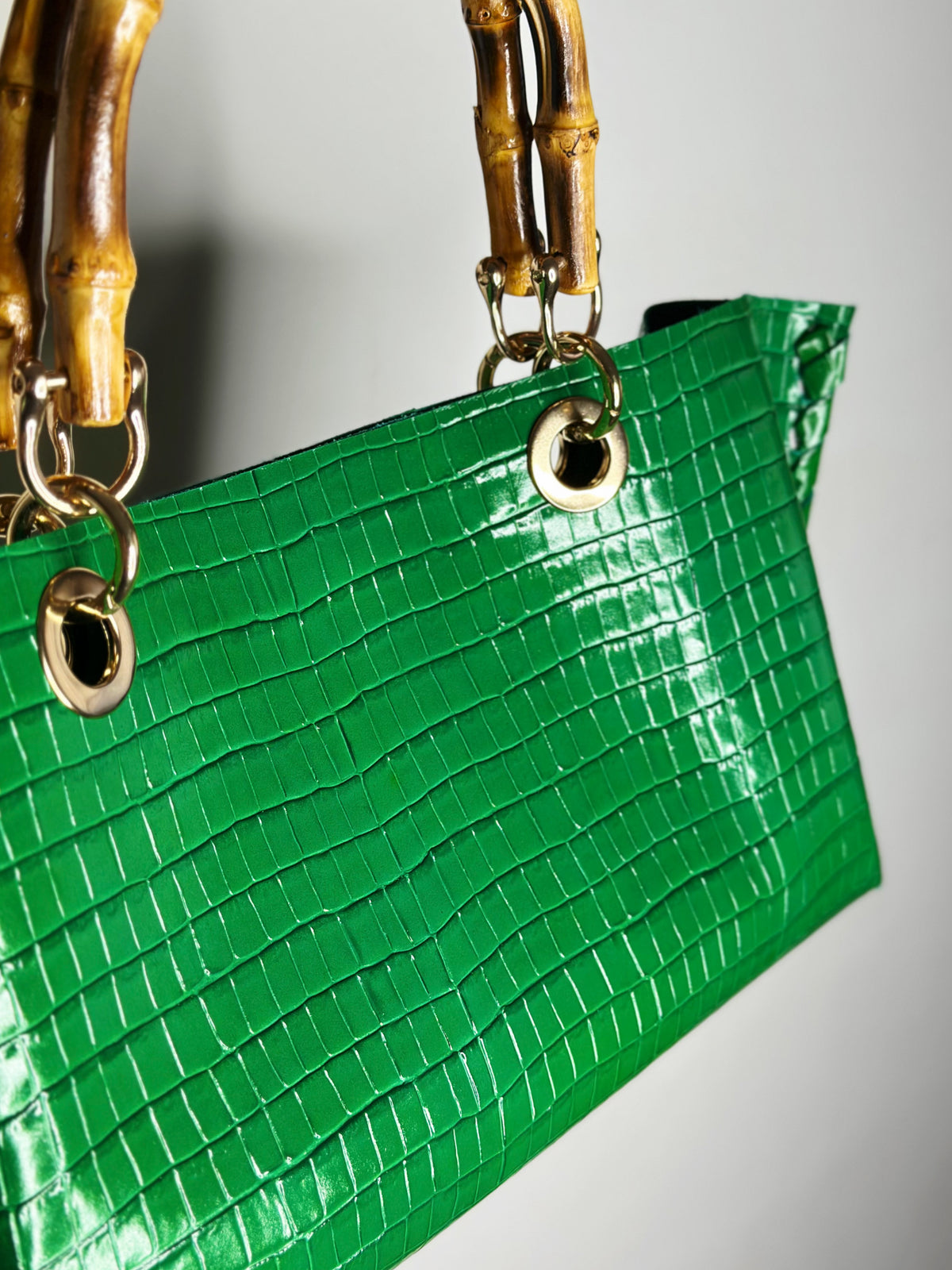 Mini Picnic Bag Croco Green