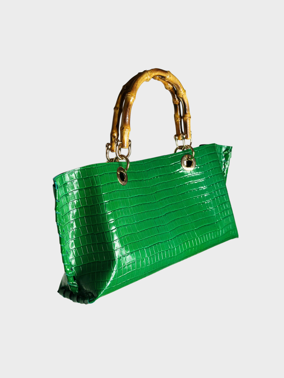 Mini Picnic Bag Croco Green