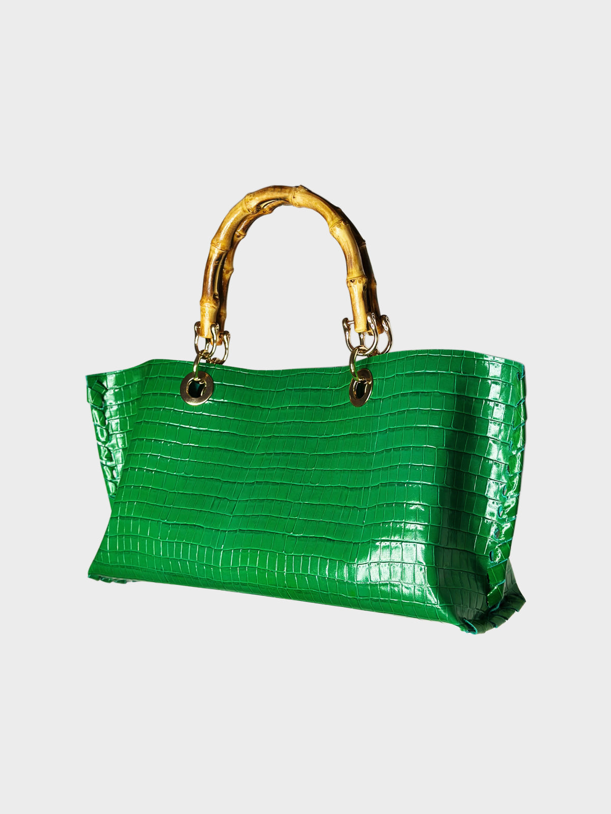 Mini Picnic Bag Croco Green