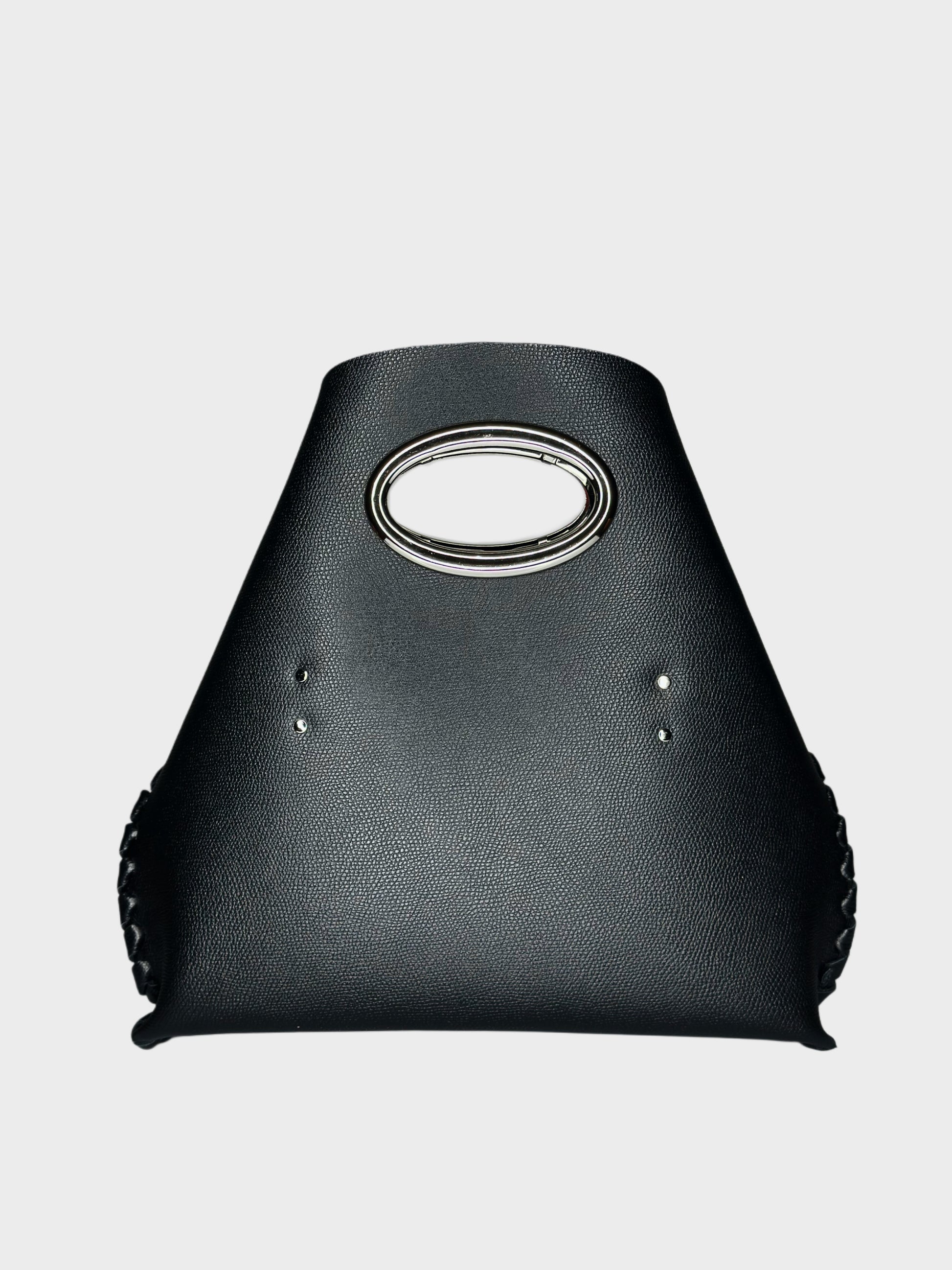 Borsa Madeleine nera in pelle retro Ruj Heritage