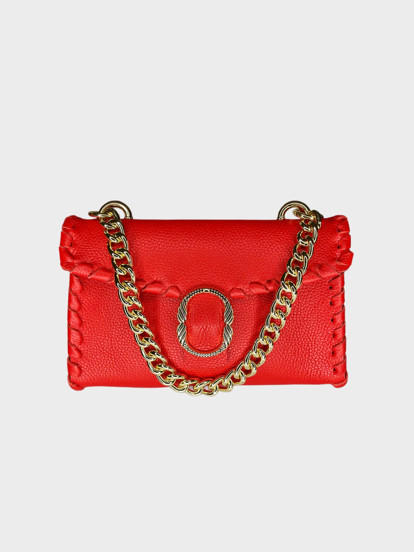 Borsa Mini Shoulder rossa Ruj Heritage