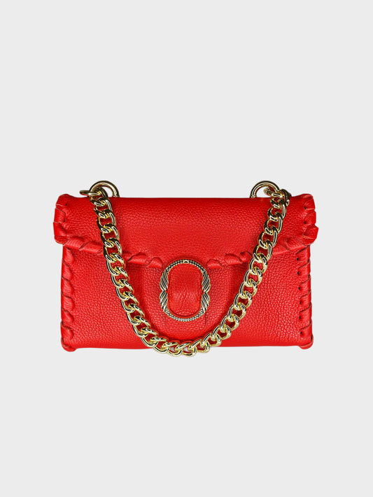 Borsa Mini Shoulder rossa Ruj Heritage