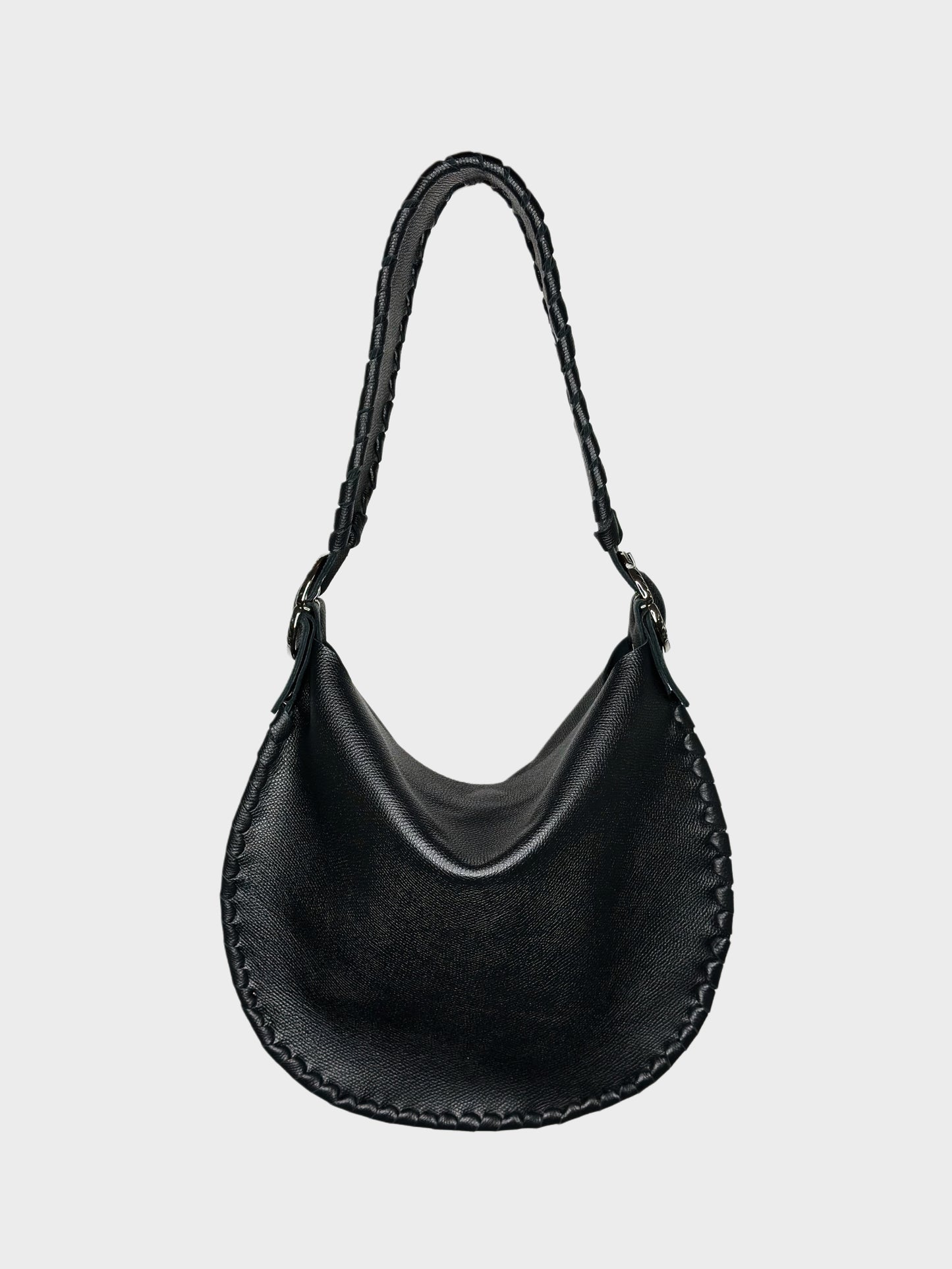 Borsa Hobo nera in pelle Ruj Heritage