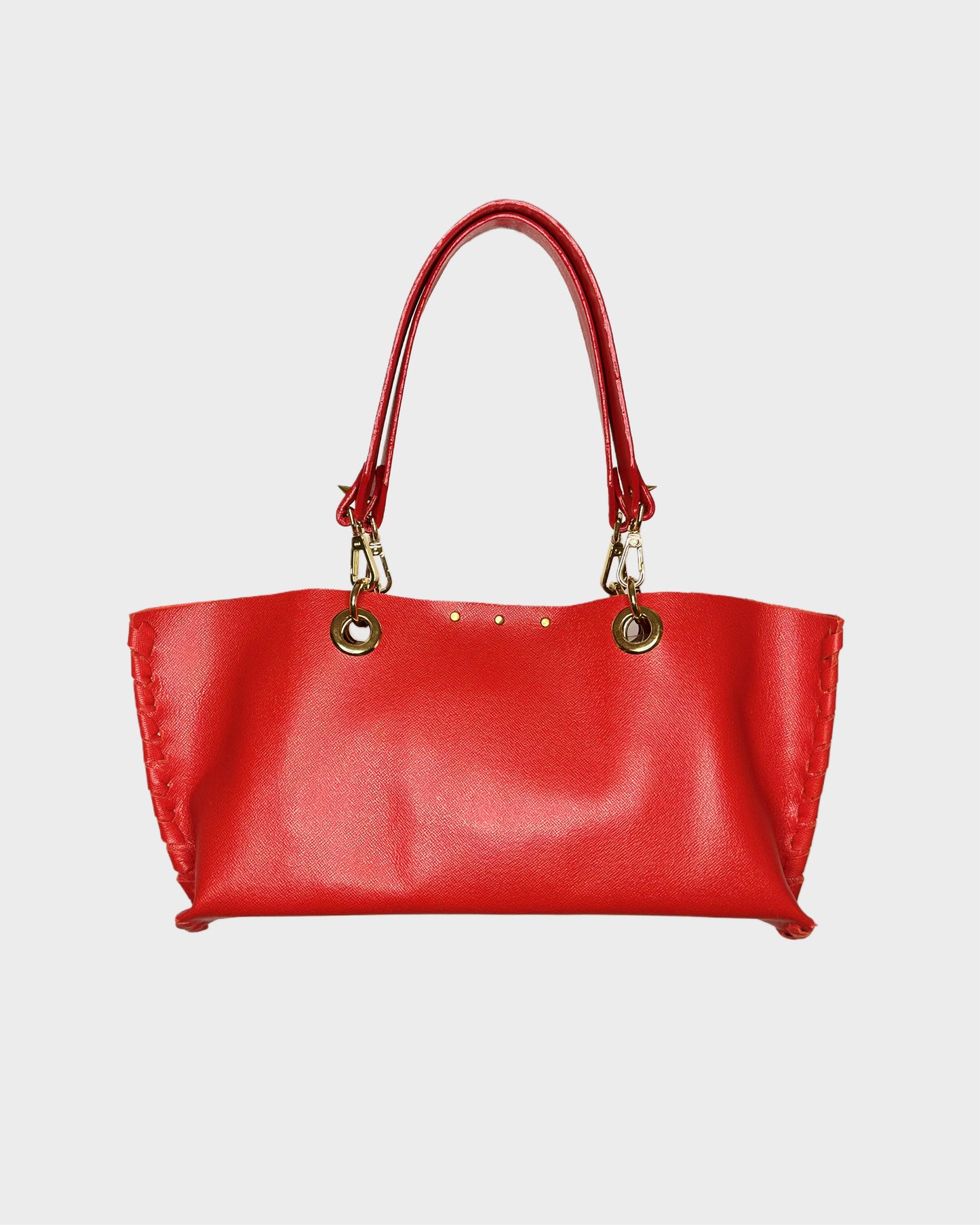 Mini Picnic Bag rosso in pelle Ruj Heritage